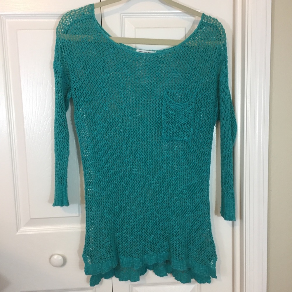 American Eagle crochet top